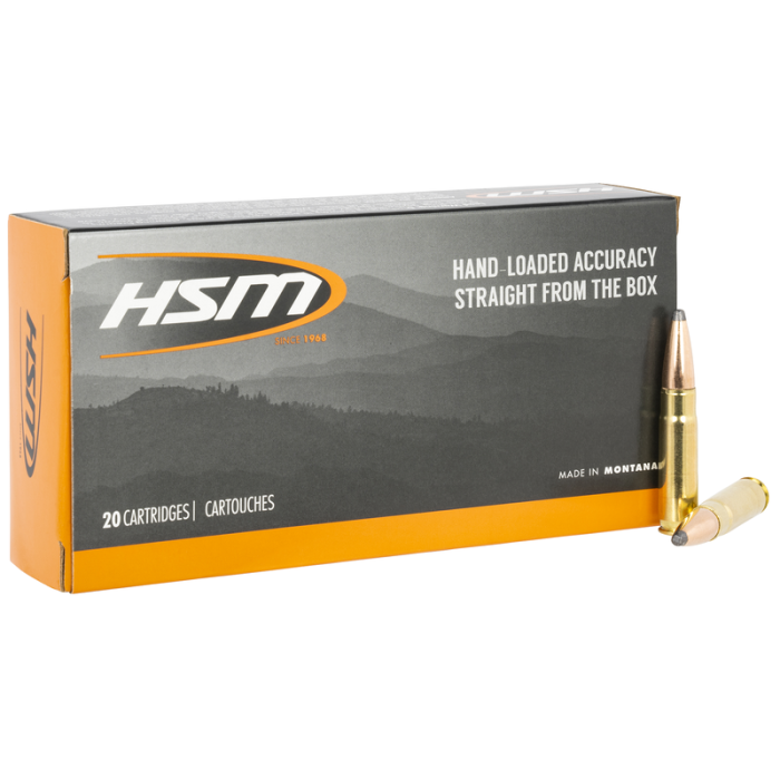 HSM 300BLK14N Standard 300 Blackout 150 Gr Soft Point Boat-Tail SPBT 20 Bx/ 2