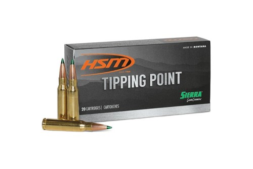 HSM Tipping Point 6.5 Creedmoor 140gr JSP Rifle Ammo - 20 Rounds