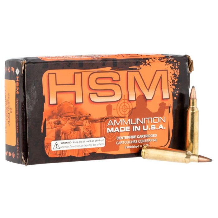 Hsm Varmint, Hsm 222504n     22-250   55 Sp               20/25