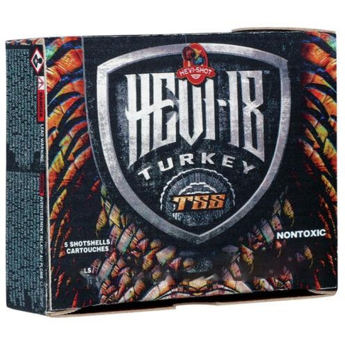 HEVI-Shot Hevi 18 Tss Turkey 28 Gauge 1.25oz 3in Shotgun Ammo, Shot 7, 5 Rounds, HS7287-5RD