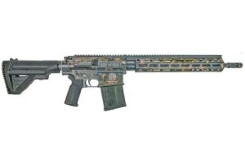 Heckler and Koch MR762 Flecktarn Camo 7.62 X 51 16.5