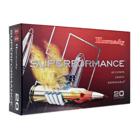 Hornady Superfomance 5.56 Nato 55 Grain Copper Solid CX Brass Cased Centerfire Rifle Ammunition, 20 Rounds, 812544