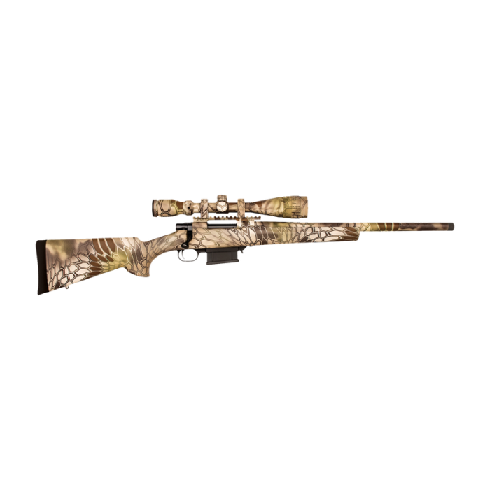 Howa Mini Highlander Camo 6mm ARC 20" Barrel 5-Rounds w/ Scope