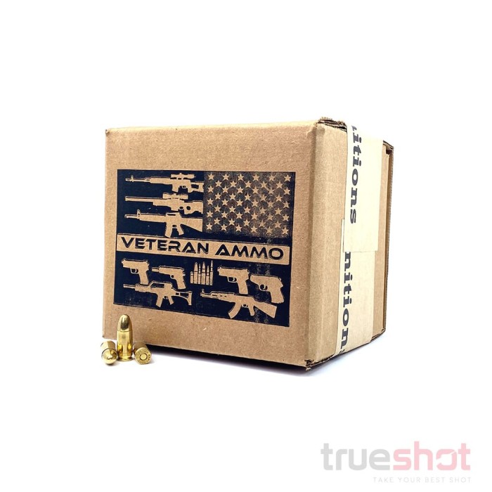 Hyperion Munitions - Veteran Ammo - 9mm - 124 Grain - FMJ - Ammo Can - 500 Rounds