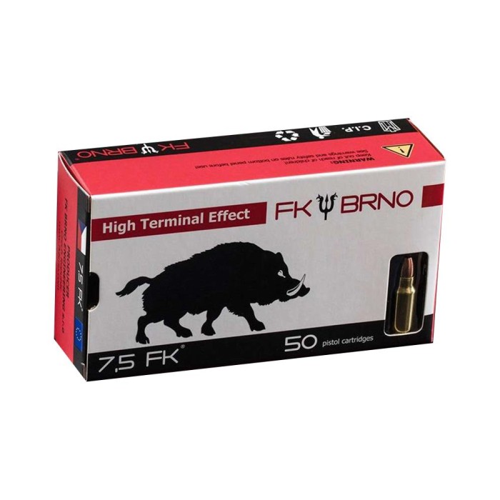 FK Brno US Fkammof950 F9 Defense 7.5 FK 101 GR Copper Flat Nose (Cfn) 50 Per Box/ 10 CS FK-AMMOF9-50