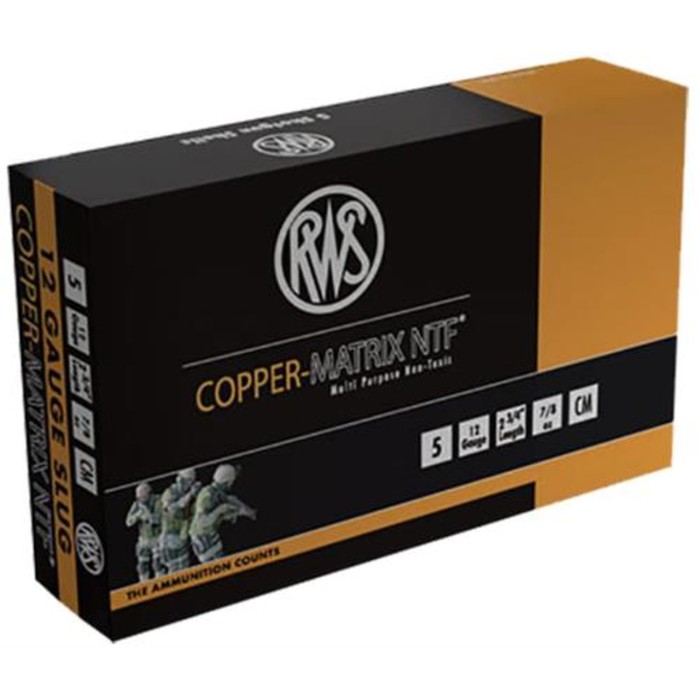 Ruag Ammotec Copper Matrix NTF 00 Buck/Slug 12ga 2.75" 7/8 oz 5Box