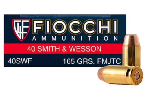 Fiocchi Shooting Dynamics 40 S&W 165 GR FMJ Truncated Cone 250 Bx/ 4 C - Brass Casing