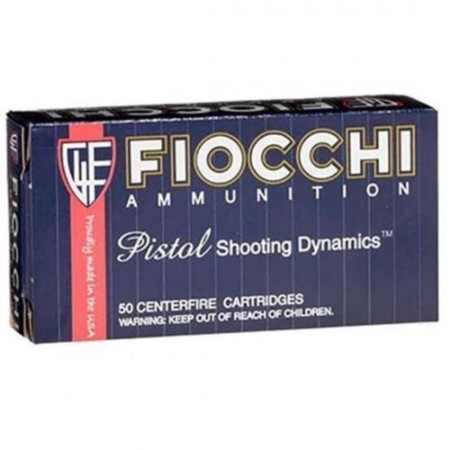 Fiocchi Shooting Dynamics 40 S&W Ammo 165 Grain Full Metal Jacket