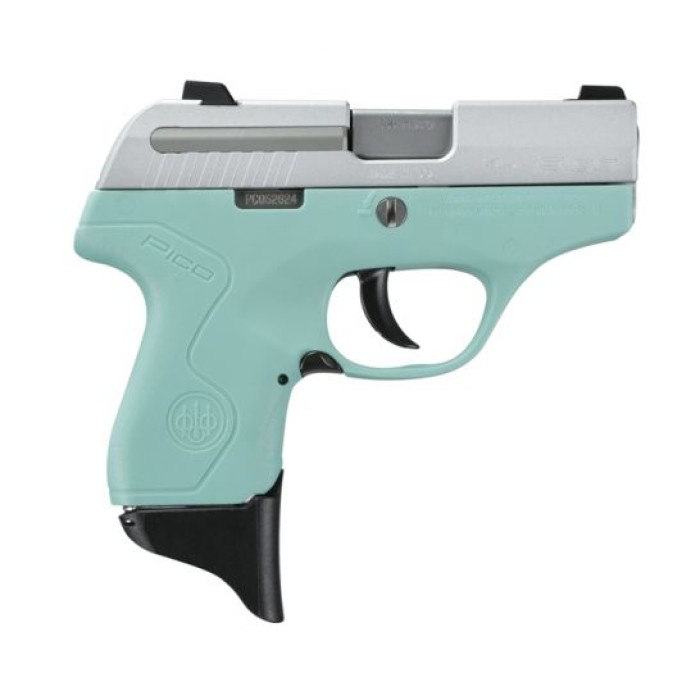 BER PICO INOX SS 380ACP RE BLUE FRAME 6RD