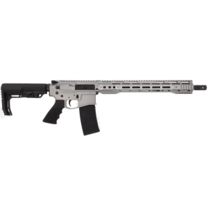 Juggernaut JCRFF15AG JTE-15 5.56x45mm NATO 16" 10+1 Gray Anodized Fixed Stock MLOK