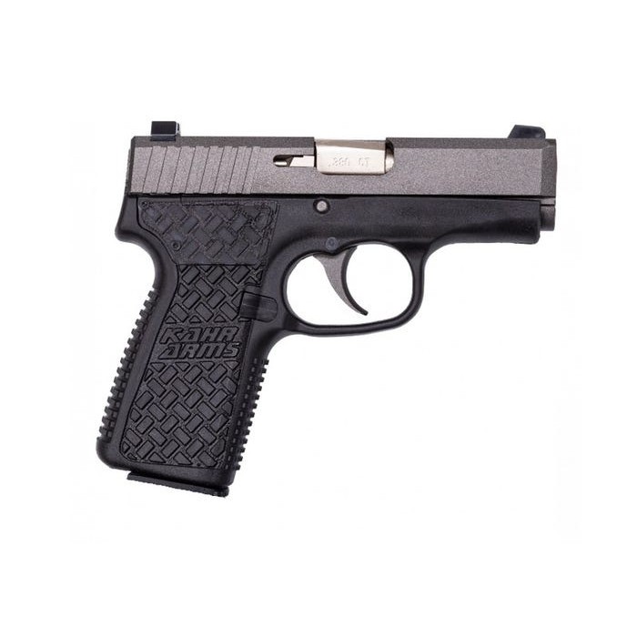 Kahr CT380 Black Polymer Grip With Basketweave Frame 380 Auto (ACP) 3in Stainless Pistol - 7+1 Rounds