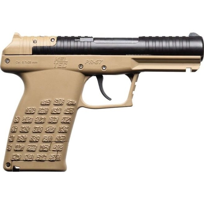 KelTec PR-5.7 Pistol  5.7 X 28mm 4.6 in Tan 20 rd.