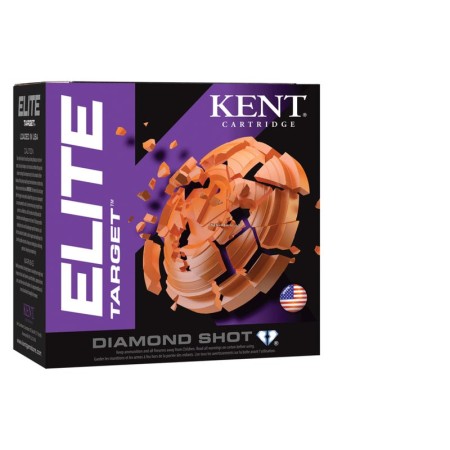 Kent Cartridge Elite, Kent E12t328      2.75 Target  12 8    11/8  25/10