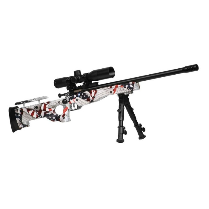 Keystone Crickett Precision Red / White / Blue .22 LR 16.125" Barrel 1-Rounds