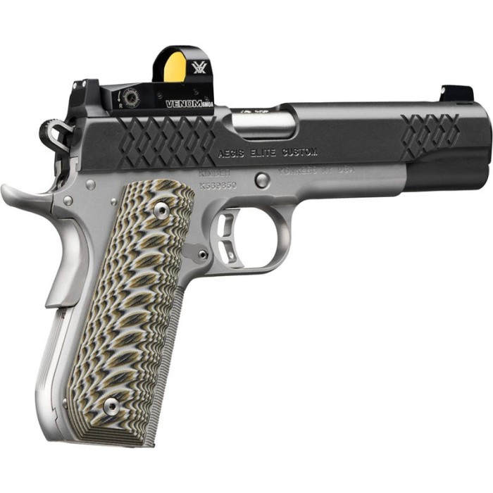 Kimber Aegis Elite Custom Stainless .45 ACP 5-inch 8Rds Vortex Venom Red Dot