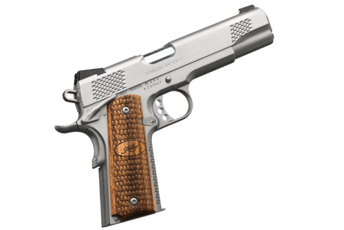 Kimber Raptor II Stainless 10mm 5" Barrel 8-Rounds with Zebrawood Grips