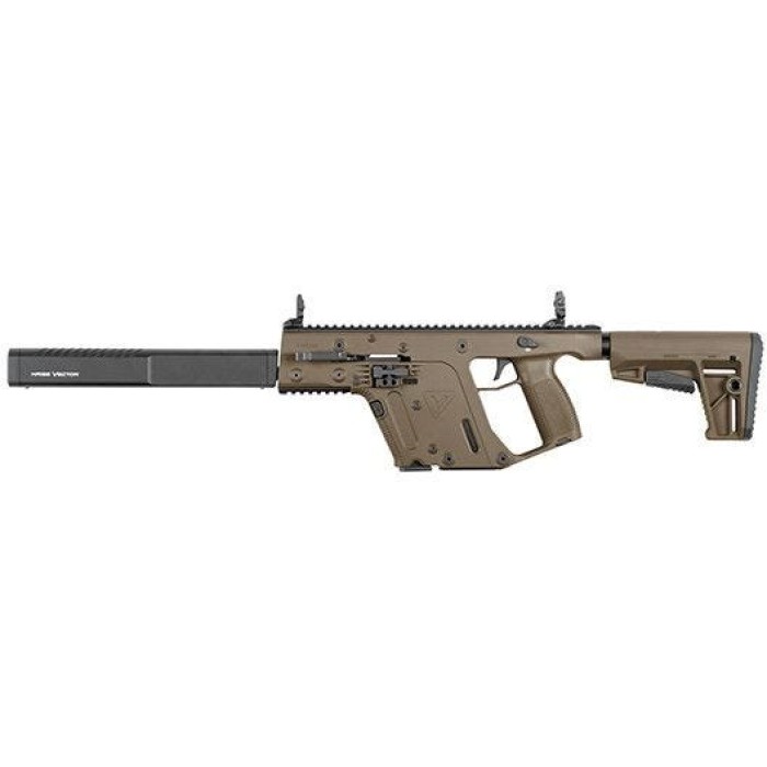 Kriss Vector CRB G2 10mm, 16" Barrel, Fixed Stock, FDE (California Compliant), 10rd