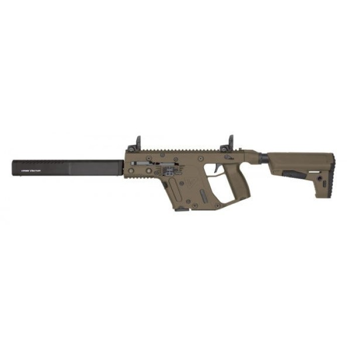 Vector Gen II 9mm 16-in Barrel Fixed Stock Flat Dark Earth 10rd - MA/NJ Compliant