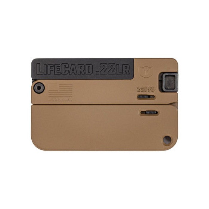 Trailblazer Firearms Lifecard Poly .22 Lr 2.5" 1rd Black/brown