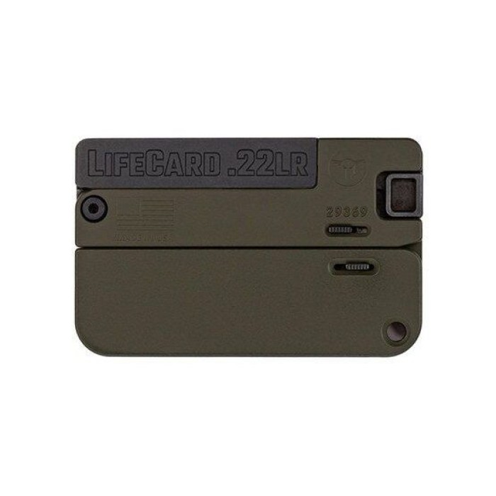 Trailblazer Firearms Tbzr Lifecard 22Lr Polymer Handle OD Grn LC1-P-ODG