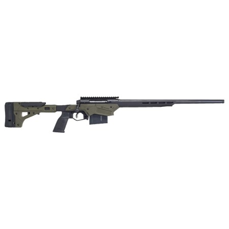 Savage Axis II Precision Rifle 6.5 Creedmoor, 22" Heavy Barrel, Black and Olive Drab Green Finish, Polymer/ Aluminum Stock, 10Rd Mag