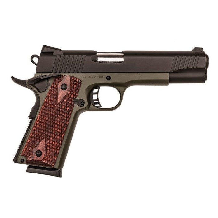 Citadel C45FS200190H M-1911 Cerakote Full Size Single 45 ACP 5" 8+1 Hogue Grip O