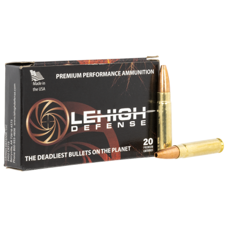 Lehigh Defense Controlled Chaos Rifle Ammo 300 HAM'R 125 Grain 20-Rounds