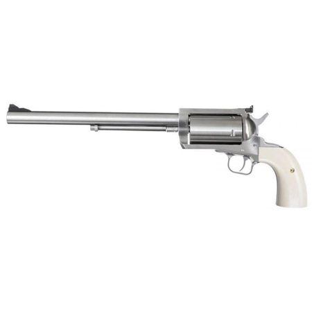 Magnum Research Big Frame Revolver Stainless .450 MAR 10" Barrel 5-Rounds with Bisley Grips