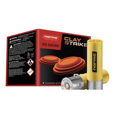 CLAYSTRIKE 20 GA 2.75'' #8 shot 7/8oz 1250 fps 25RDS AMMO