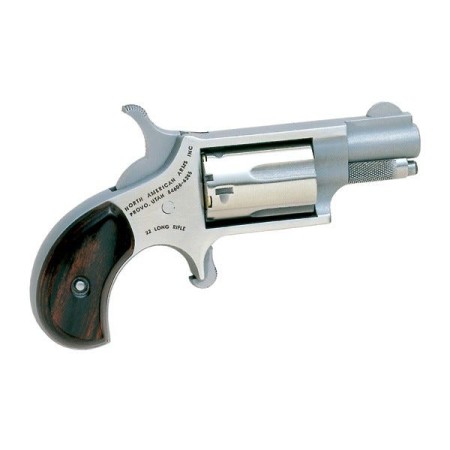 NAA Companion Mini Cap And Ball Revolver Kit .22 Caliber 1.125" Barrel Stainless Steel 5 Shot