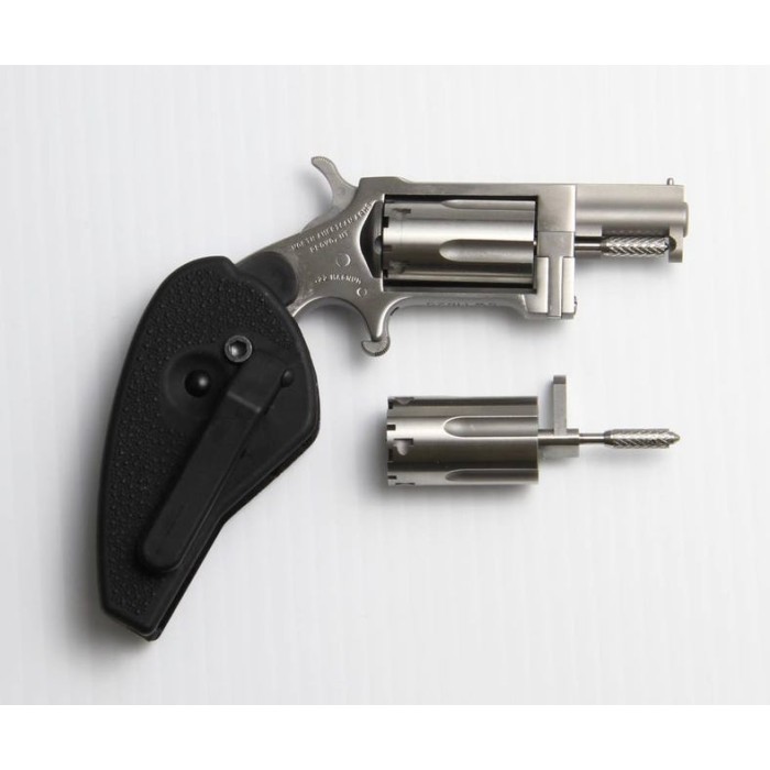 North American Arms Sidewinder Conversion Stainless Steel .22LR/.22WMR 1.125-inch 5 Rds