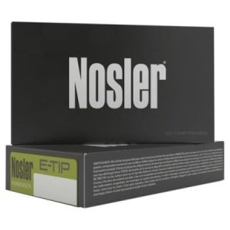 Nosler 7mm-08 Remington, E-Tip , 140 grain, Brass Cased, 20 Rounds, 40033