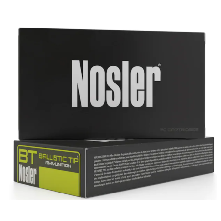 Nosler BT Varmint Ammunition 22 Nosler 55 Grain Ballistic Tip Varmint 20 Rounds