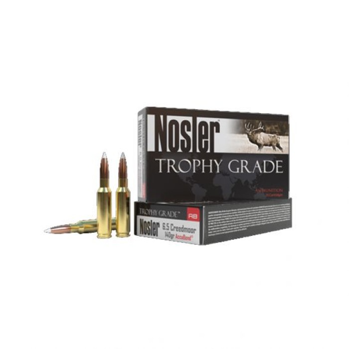 Nosler Trophy Grade 6.5 Creedmoor 140 gr AccuBond 20 Rounds Ammunition - 60080