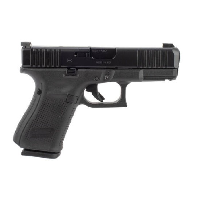 Glock G23 Gen5 Compact MOS 40 S&W 4.02in Black nDLC Pistol - 13+1 Rounds