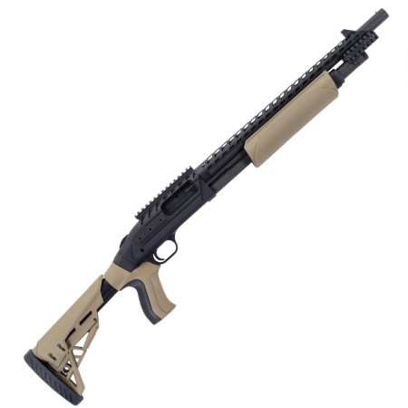 Mossberg &Amp; Sons Mossberg &Amp; Sons 500 Ati Scorpion, 12 Gauge. 18.5" Barrel, 3" Blued, Fde Synthetic, 6-Rd, Talo MOSS 50424