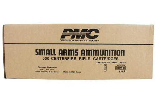 PMC Bronze Rifle Ammunition .308 Win 147 gr FMJBT 2780 fps 500/ct