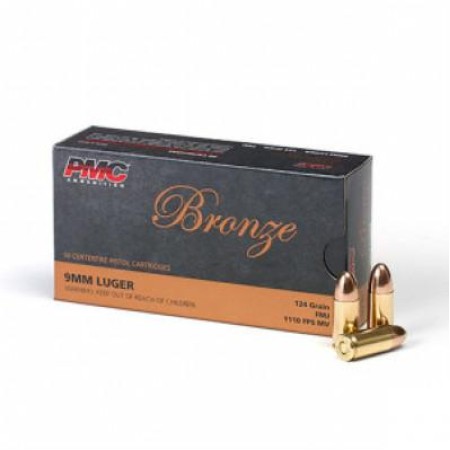 9mm - 124 Grain FMJ - PMC - 1000 Rounds