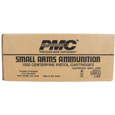 380 Auto - 90 Grain FMJ - PMC - 1000 Rounds