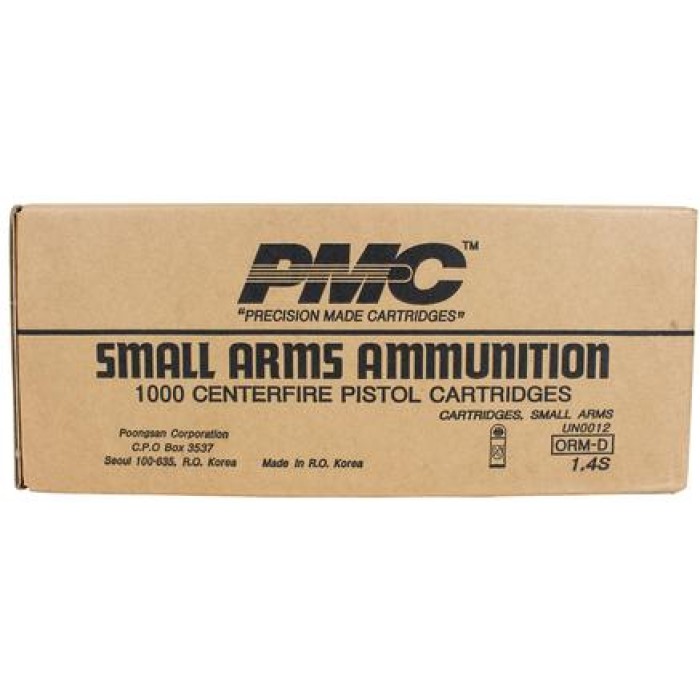 380 Auto - 90 Grain FMJ - PMC - 1000 Rounds