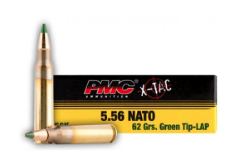 Pmc Ammunition M855 5.56(K)62Gr Fmj BT Grn Tip PMC556 53240