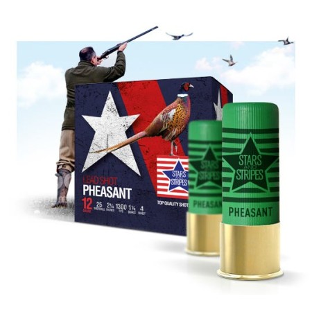 PPU Stars & Stripes Upland Shotshell 12 Gauge 2-3/4" 1-1/4oz #5 25-Count