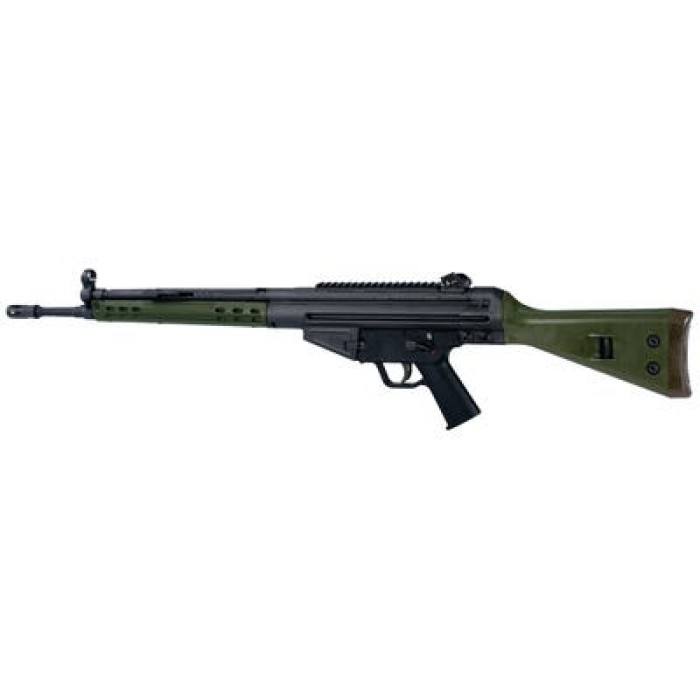 PTR PTR 91 G.I. R .308 Win/7.62mm 18" Match Grade H&K Profile Tapered Barrel Classic H&K Fixed Polymer Stock Olive Drab Green 10rd MA and NJ Compliant