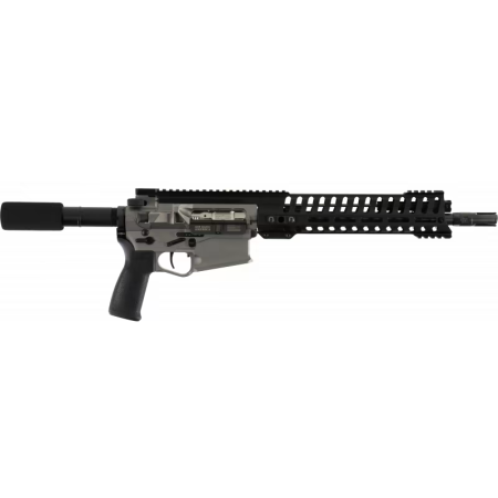 Patriot Ordnance Factory 01392 Revolution AR Pistol Semi-Automatic 308 Winchester/7.62 NATO 12.5" 20+1 Polymer Nickel Receiver/Black Barrel