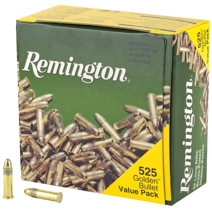 Remington Bulk 22LR 36 Grain Hollow Point 525 Round Brick