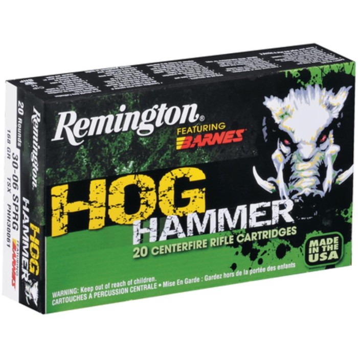 Remington Hog Hammer 30Rem AR 125Gr Barnes Tsx 20/10 047700425702