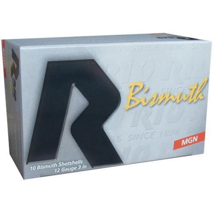 RIO Ammunition Bismuth Magnum Shotshell 12 ga 3in MAX 1-1/4in Size 4 1400 fps 10/Box, RBIMGN364