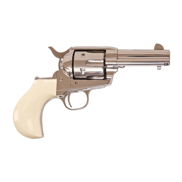 Cimarron Doc Holliday Thunderer .45 Colt, 3.5" Barrel, Ivory Grips, Nickel, 6rd