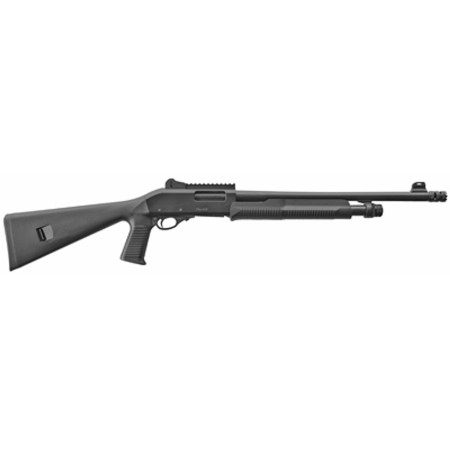 EAA AKKAR, Pump, 12 Ga, 3" Chamber, 18.5" Barrel, Black, Synthetic Tactical Stock, 5 Round