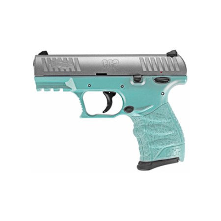 Walther CCP M2 .380 ACP, 3.54" Barrel, Angel Blue, Stainless, 2x 8rd